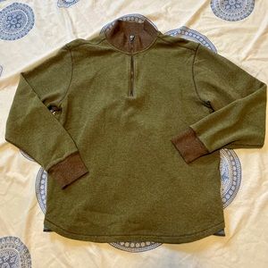 Robert Graham Dark Green Zipper Sweater